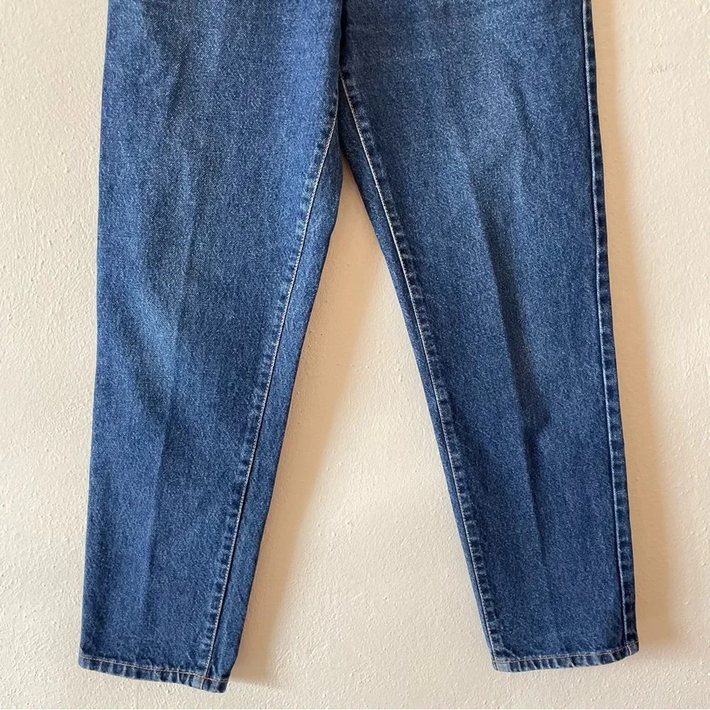 Vintage Oscar de la Renta mom jeans size 28 high waisted medium wash 90s rigid - Picture 7 of 11